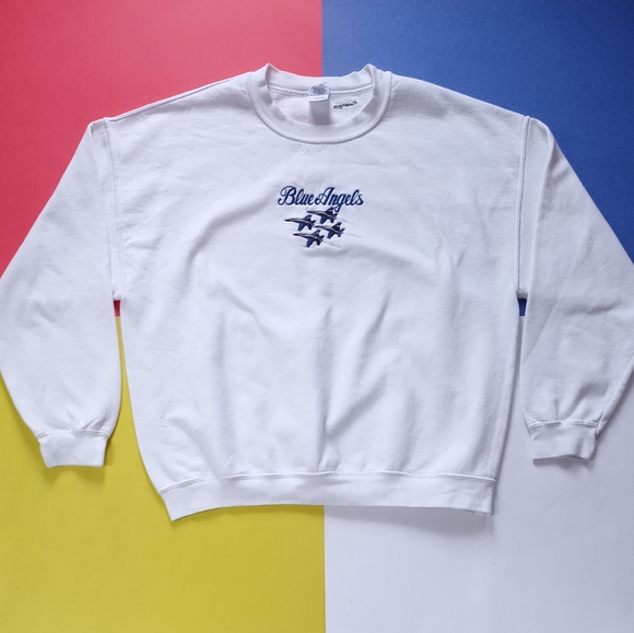 Vintage Other - Vintage The Blue Angels Performance Planes Sweater